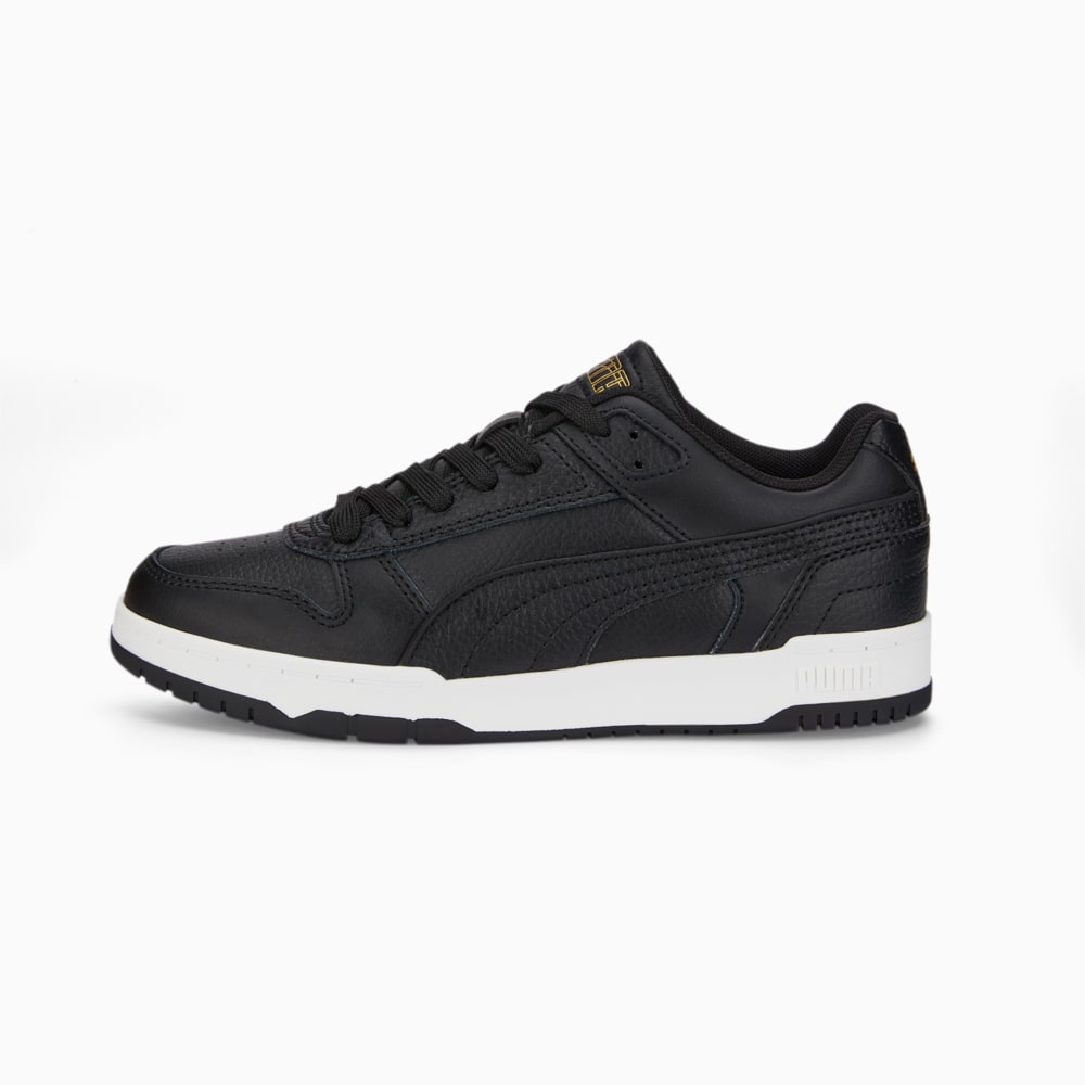 Зображення Puma Кеди RBD Game Low Sneakers Youth #1: Puma Black-Puma Black-Puma Team Gold-PUMA White