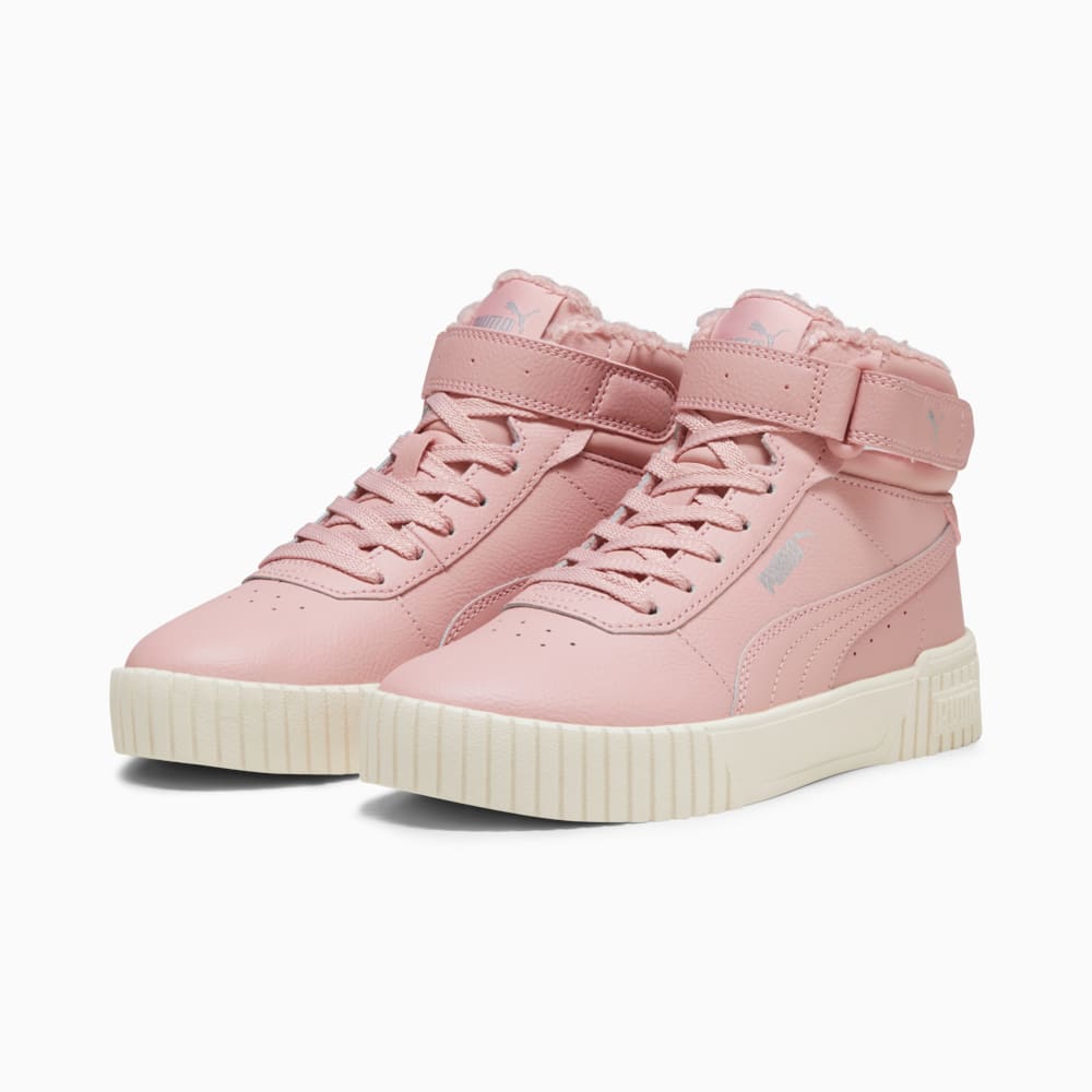 Зображення Puma Кросівки Carina 2.0 Mid Winter Sneakers Youth #2: Future Pink-PUMA Silver-Alpine Snow