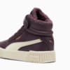 Изображение Puma Детские кроссовки Carina 2.0 Mid Winter Sneakers Kids #3: Midnight Plum-Alpine Snow-PUMA Gold