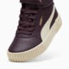 Изображение Puma Детские кроссовки Carina 2.0 Mid Winter Sneakers Kids #6: Midnight Plum-Alpine Snow-PUMA Gold