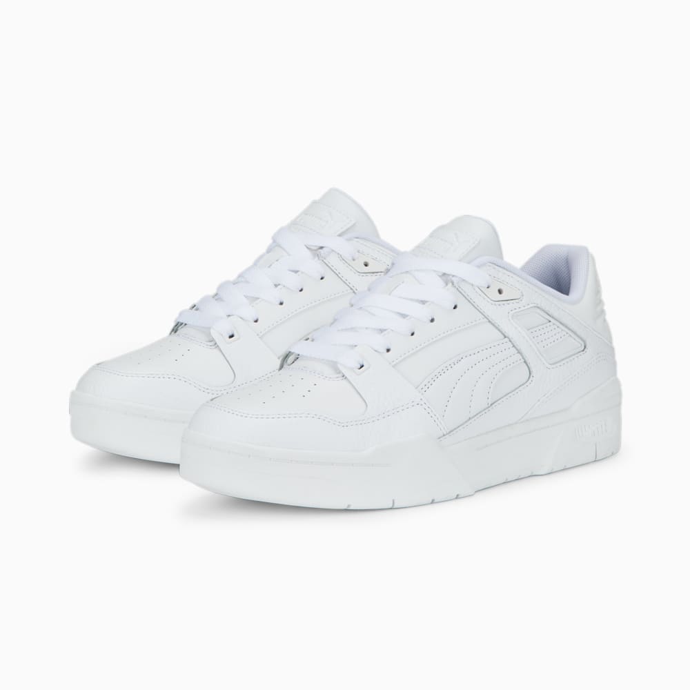 Изображение Puma Кеды Slipstream Leather Sneakers #2: Puma White-Puma White