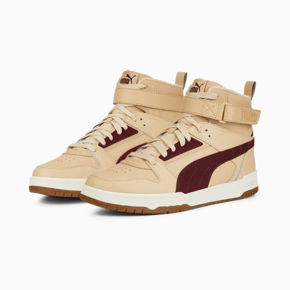 Изображение Puma Кроссовки RBD Game Winter Sneakers #2: Light Sand-Aubergine-Puma Team Gold