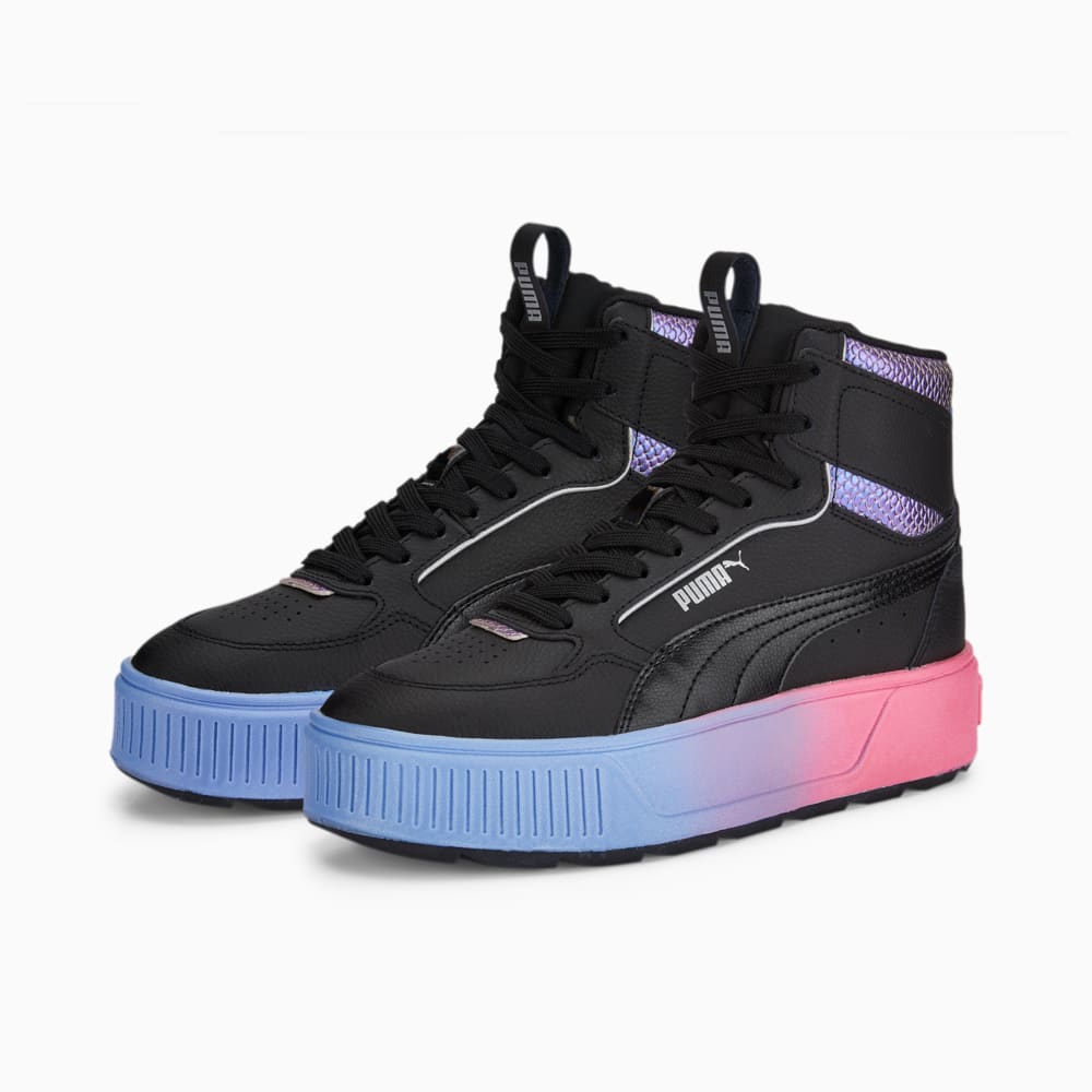 Karmen Rebelle Mid Exotics Sneakers Women 10 Black Puma Black Puma Black Puma 387623 01