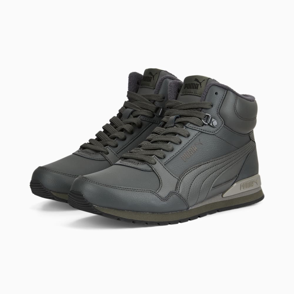 Изображение Puma Кроссовки ST Runner V3 Mid L Sneakers #2: Dark Shadow-Dark Shadow-Puma Black