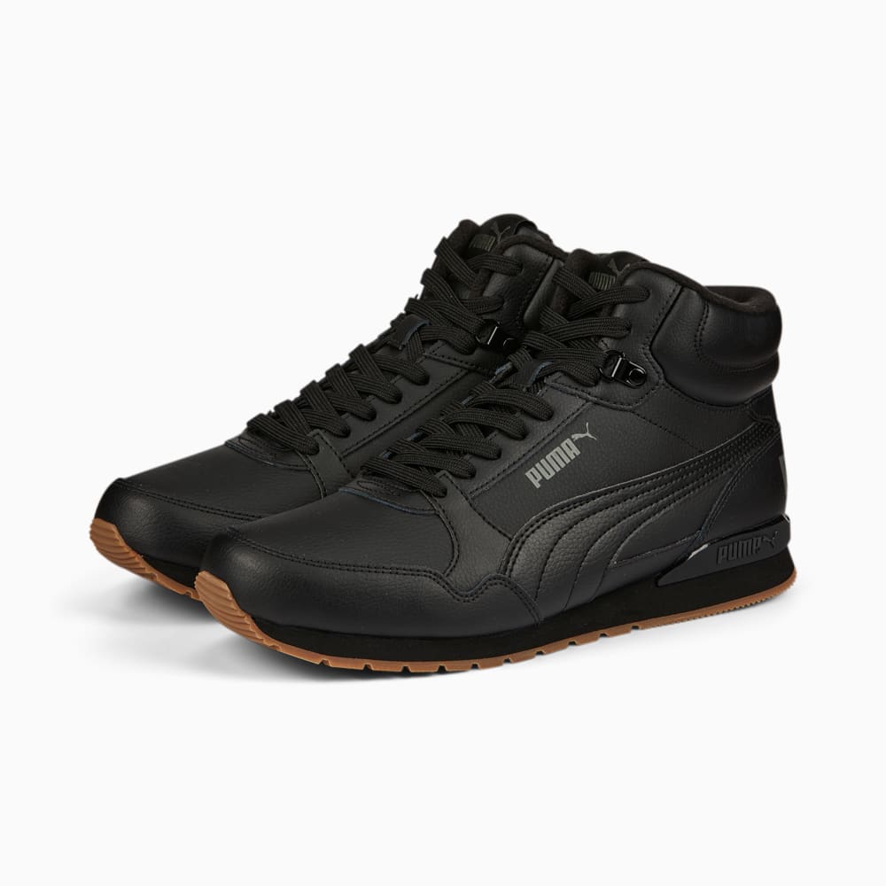 Изображение Puma Кроссовки ST Runner V3 Mid L Sneakers #2: Puma Black-Puma Black-Gum