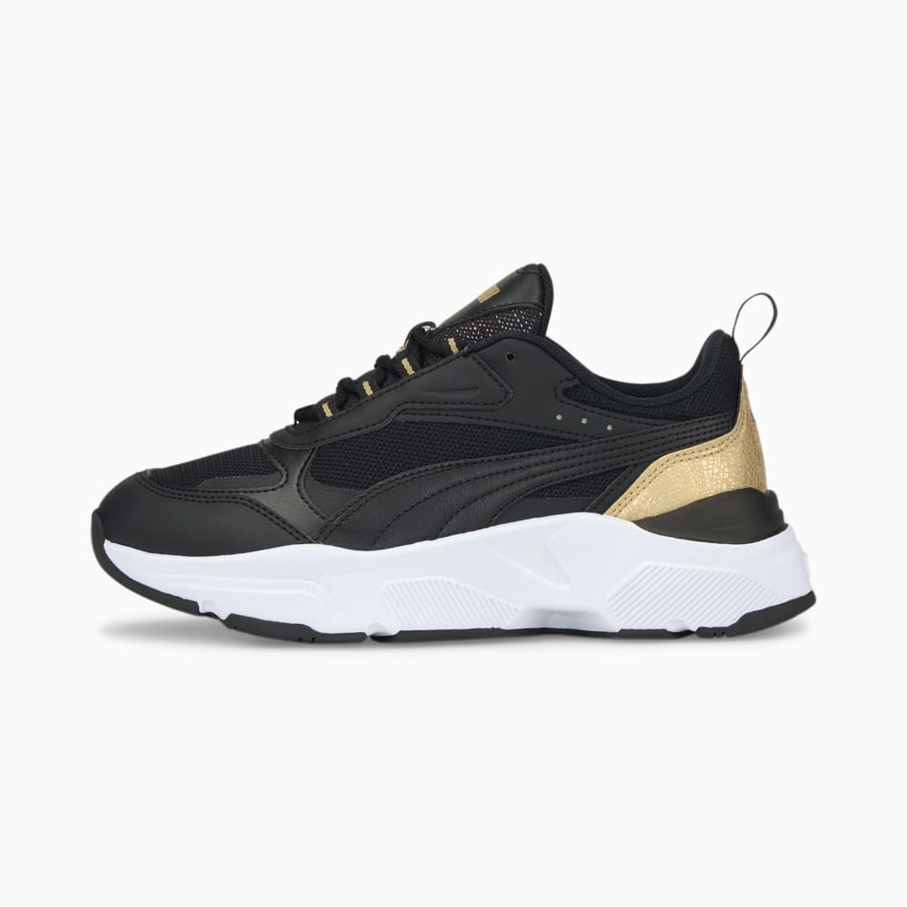 Изображение Puma Кроссовки Cassia Distressed Sneakers Women #1: Puma Black-Puma Black-Puma Team Gold