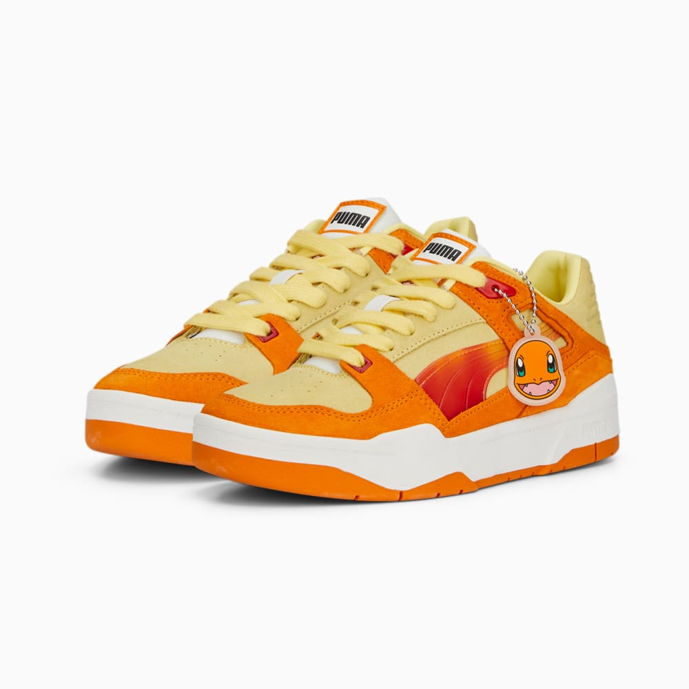 Изображение Puma Детские кроссовки PUMA x POKÉMON Sliptream Lo Charmander Sneakers Youth #2: Dark Cheddar-Pale Lemon