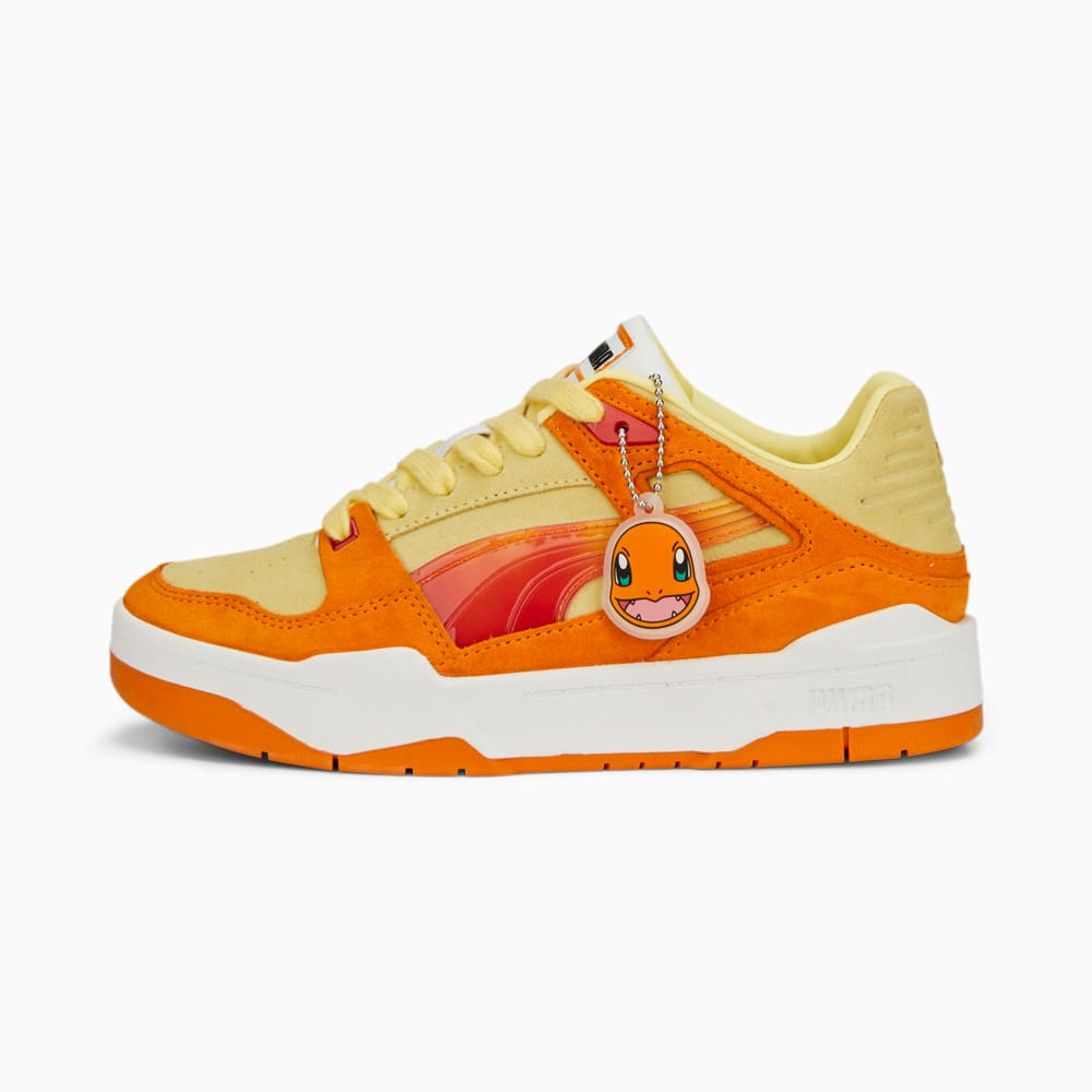 Изображение Puma Детские кроссовки PUMA x POKÉMON Sliptream Lo Charmander Sneakers Youth #1: Dark Cheddar-Pale Lemon