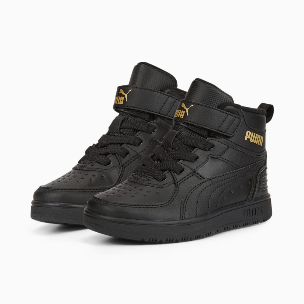 Зображення Puma Дитячі кросівки Rebound Rugged V Sneakers Kids #2: Puma Black-Puma Black-Puma Team Gold