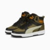 Зображення Puma Кросівки Rebound JOY Blocked Sneakers Youth #2: Deep Olive-Pebble Gray-Puma Black-Orange Brick