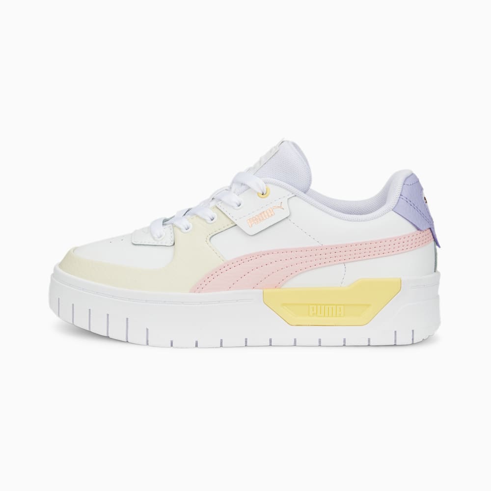 Изображение Puma Детские кроссовки Cali Dream Pastel Sneakers Youth #1: Puma White-Pristine-Almond Blossom