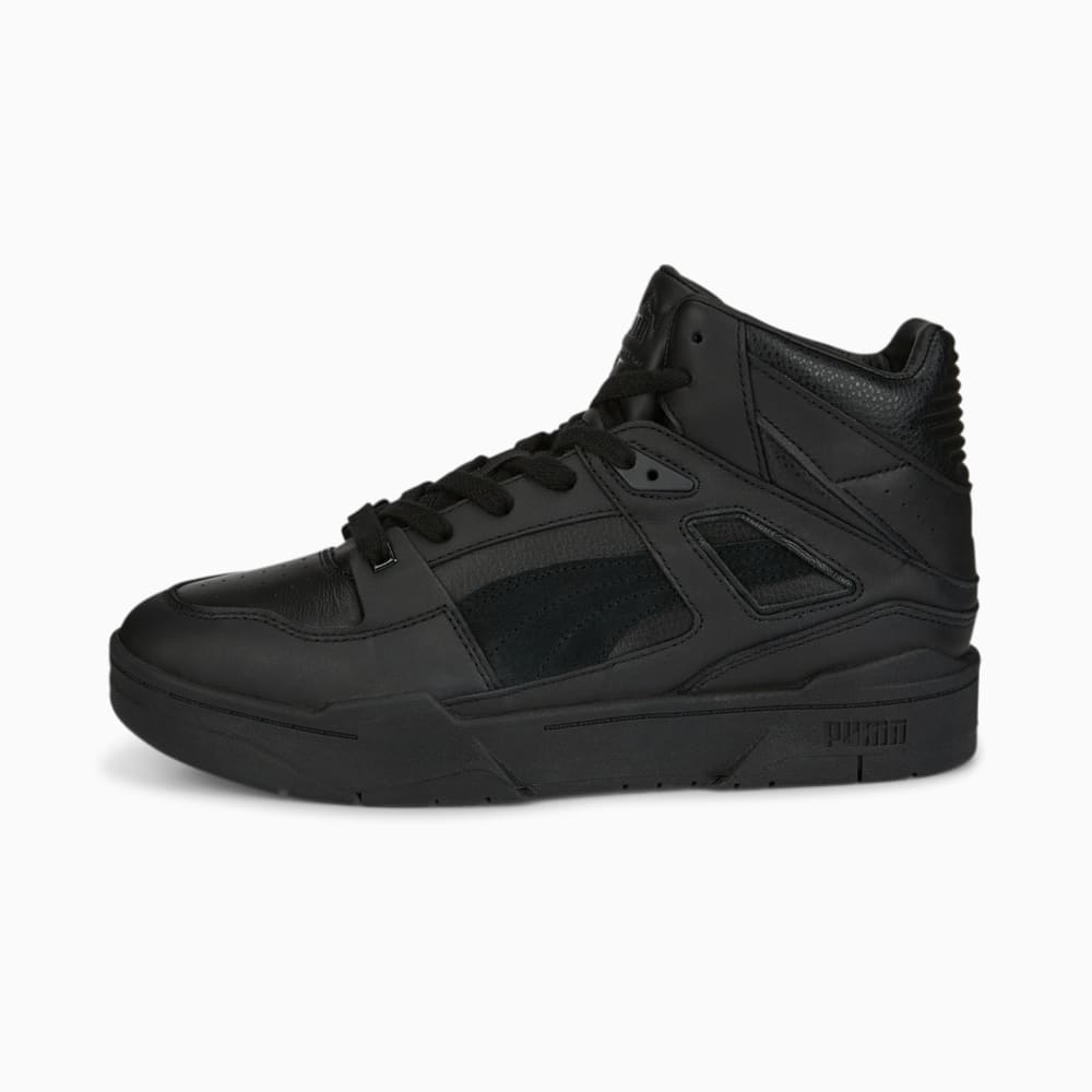 Изображение Puma Кроссовки Slipstream Hi Leather Sneakers #1: Puma Black-Puma Black