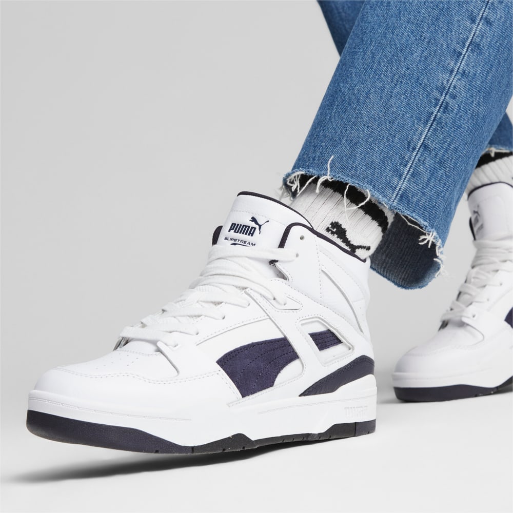 Изображение Puma Кроссовки Slipstream Hi Leather Sneakers #2: PUMA White-New Navy