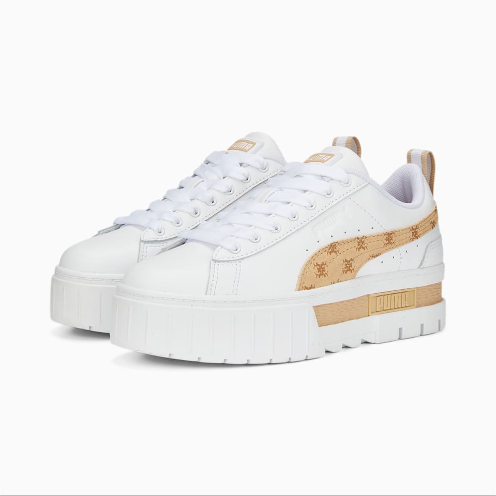 Изображение Puma Кеды Mayze Trend 7etter Sneakers Women #2: Puma White