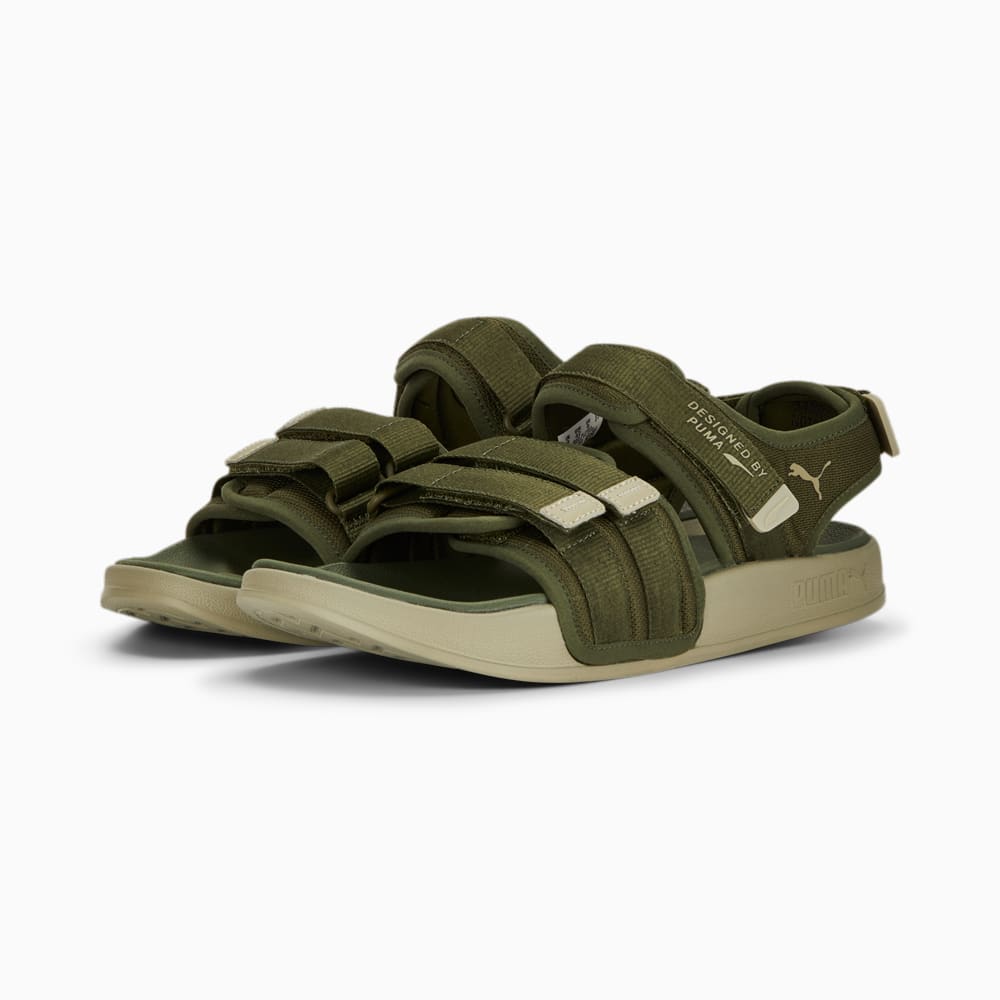 Green puma slides on sale