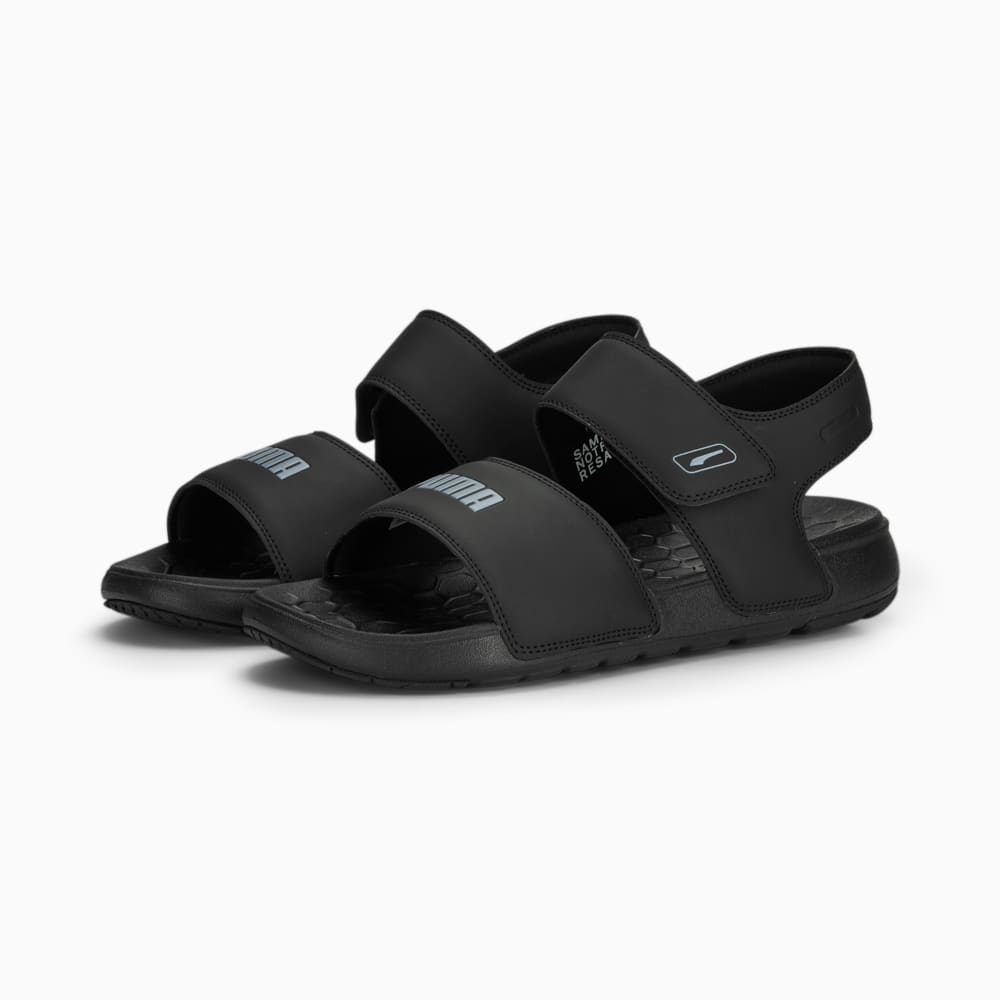Зображення Puma Сандалії Softride Pure Sandals #2: PUMA Black-Gray Tile