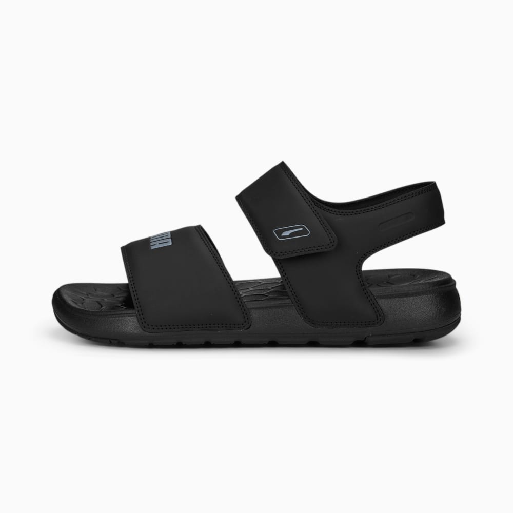 Изображение Puma Сандалии Softride Pure Sandals #1: PUMA Black-Gray Tile