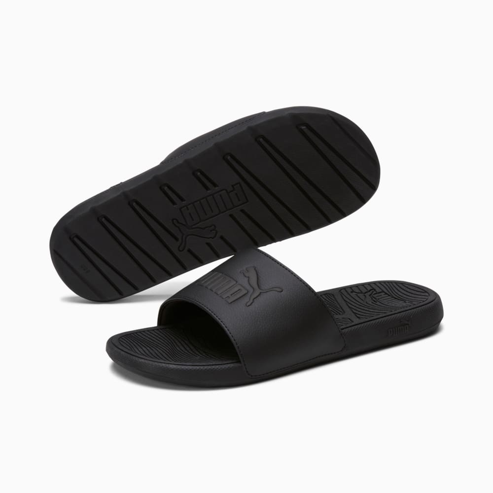Изображение Puma Шлепанцы Cool Cat 2.0 Slides #2: Puma Black-Puma Black