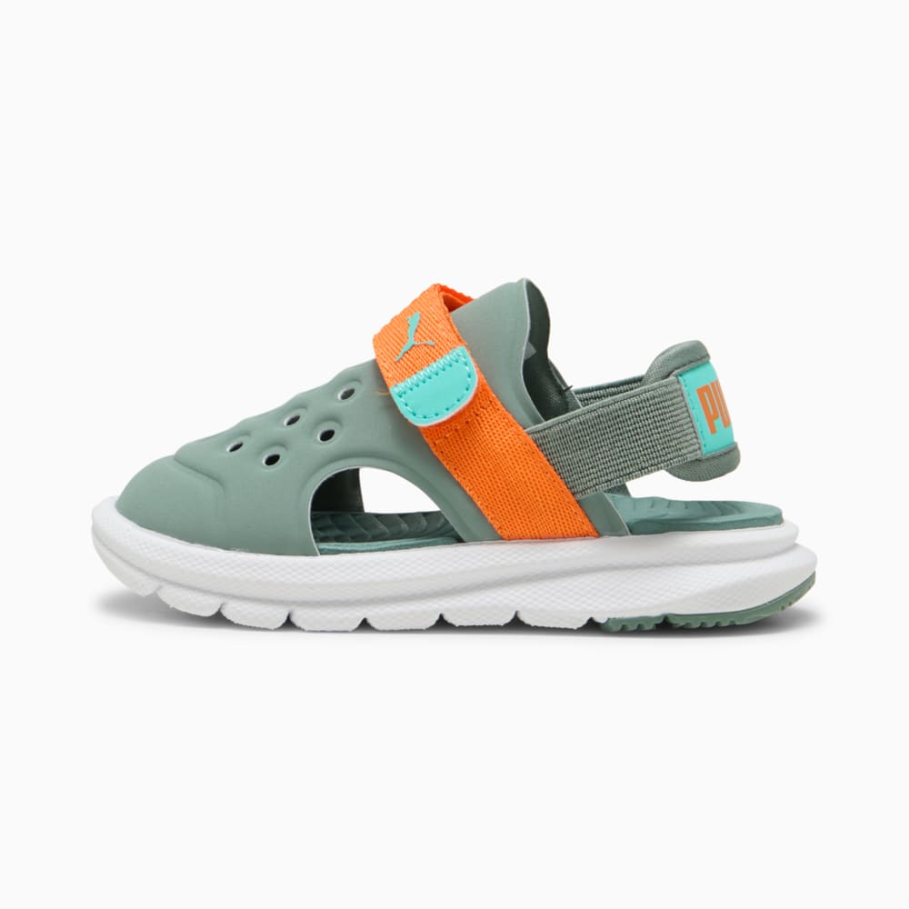 Изображение Puma Детские сандалии PUMA Evolve Alternative Closure Sandals Baby #1: Green Moon-Orange Glo-Aquatic