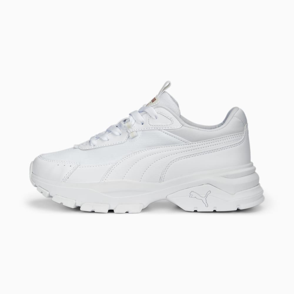 Rose gold and white pumas on sale