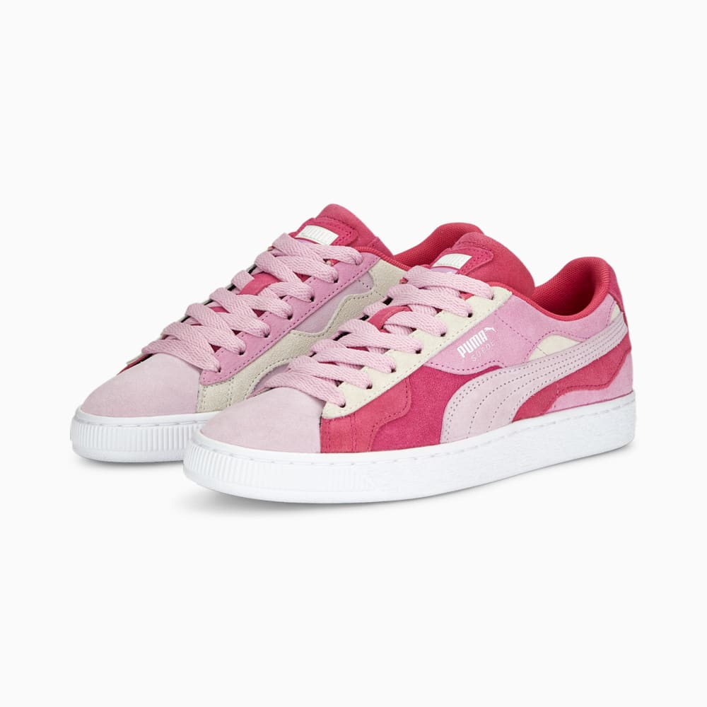 Tenis rosa de new arrivals camurça