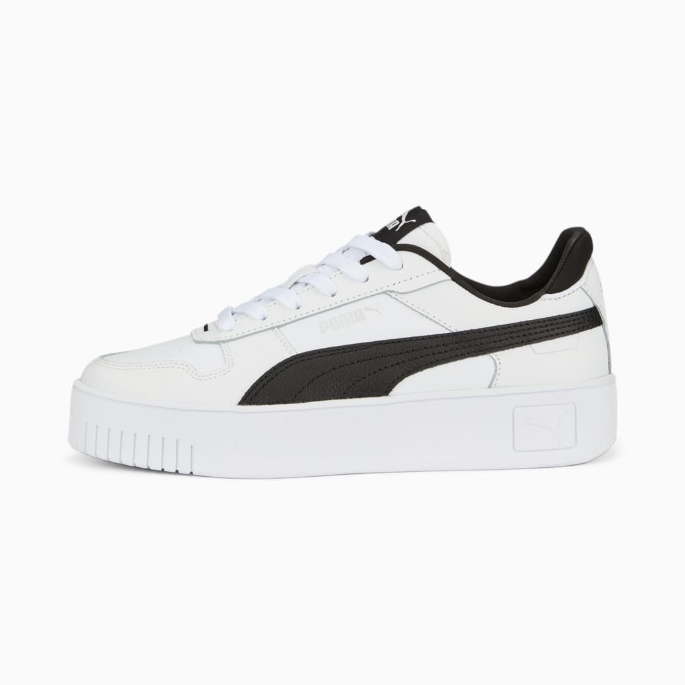 Зображення Puma Кеди Carina Street Sneakers Women #1: Puma White-Puma Black-Puma Silver