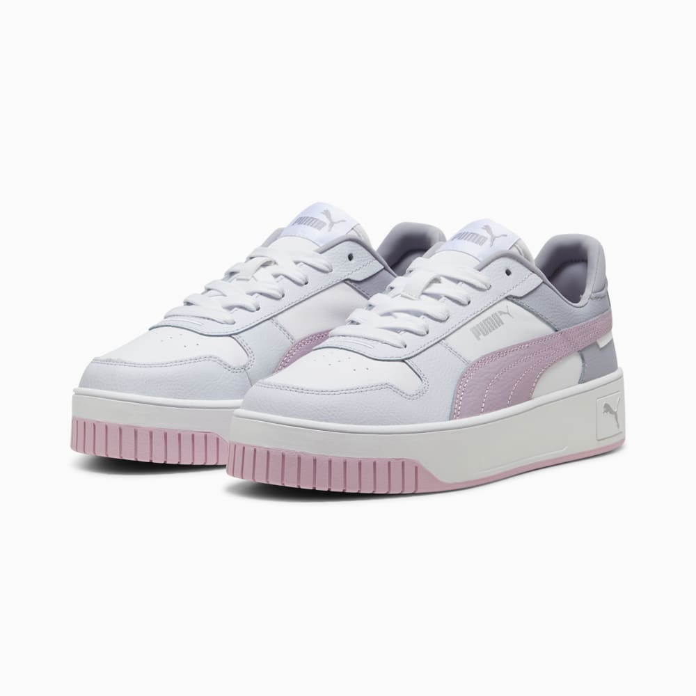 Зображення Puma Кеди Carina Street Sneakers Women #2: PUMA White-Grape Mist-PUMA Silver