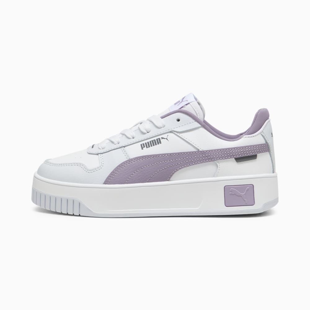 Изображение Puma Кеды Carina Street Sneakers Women #1: PUMA White-Pale Plum-Silver Mist