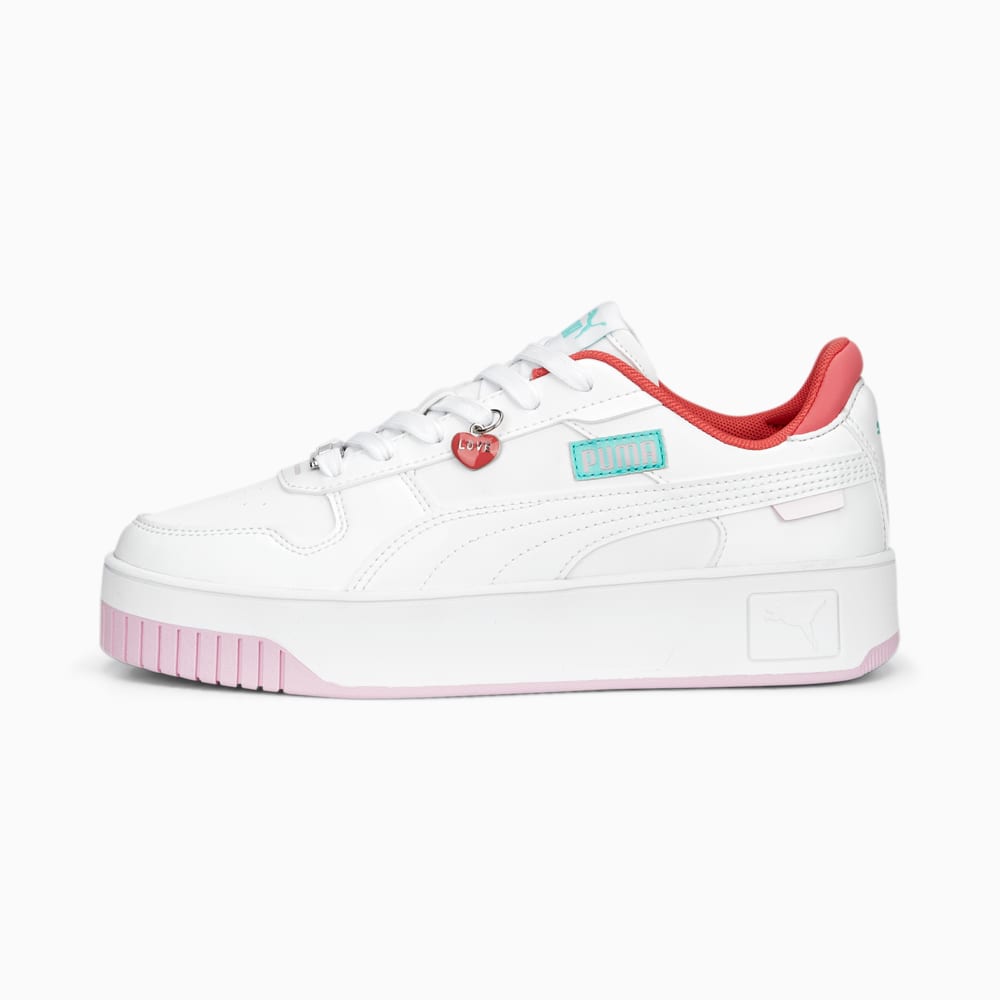 Изображение Puma Кроссовки Carina Street Charms Sneakers Women #1: PUMA White-PUMA White-Pearl Pink-Mint