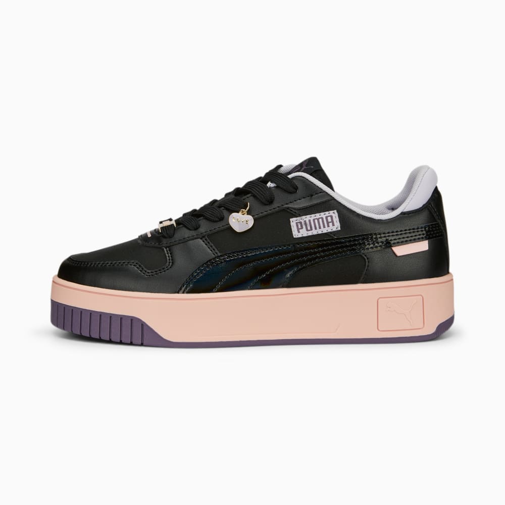 Изображение Puma Кроссовки Carina Street Charms Sneakers Women #1: PUMA Black-PUMA Black-Purple Charcoal-Rose Dust