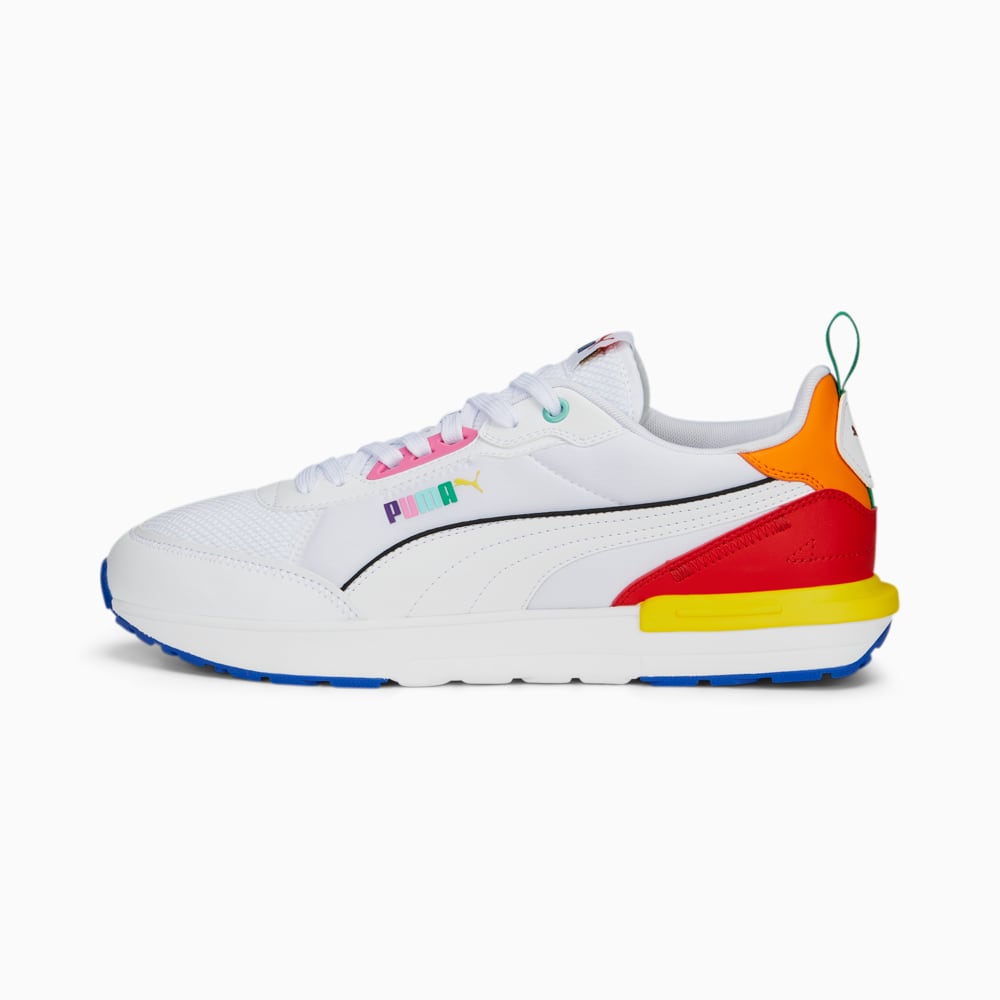 Зображення Puma Кросівки PUMA R22 Love Is Love Sneakers #1: PUMA White-PUMA White-Pop Red