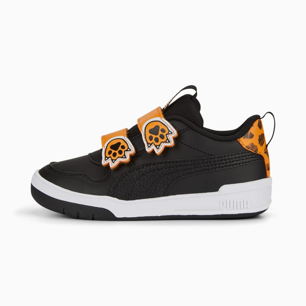 Изображение Puma Детские кроссовки Multiflex PUMA Mates V Sneakers Kids #1: PUMA Black-PUMA Black-Desert Clay