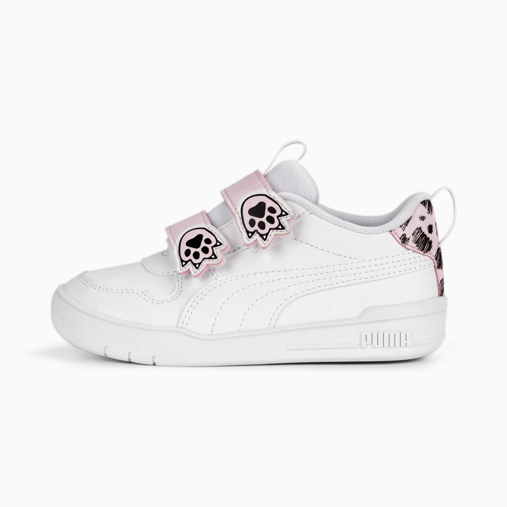 Изображение Puma Детские кроссовки Multiflex PUMA Mates V Sneakers Kids #1: PUMA White-PUMA White-Pearl Pink