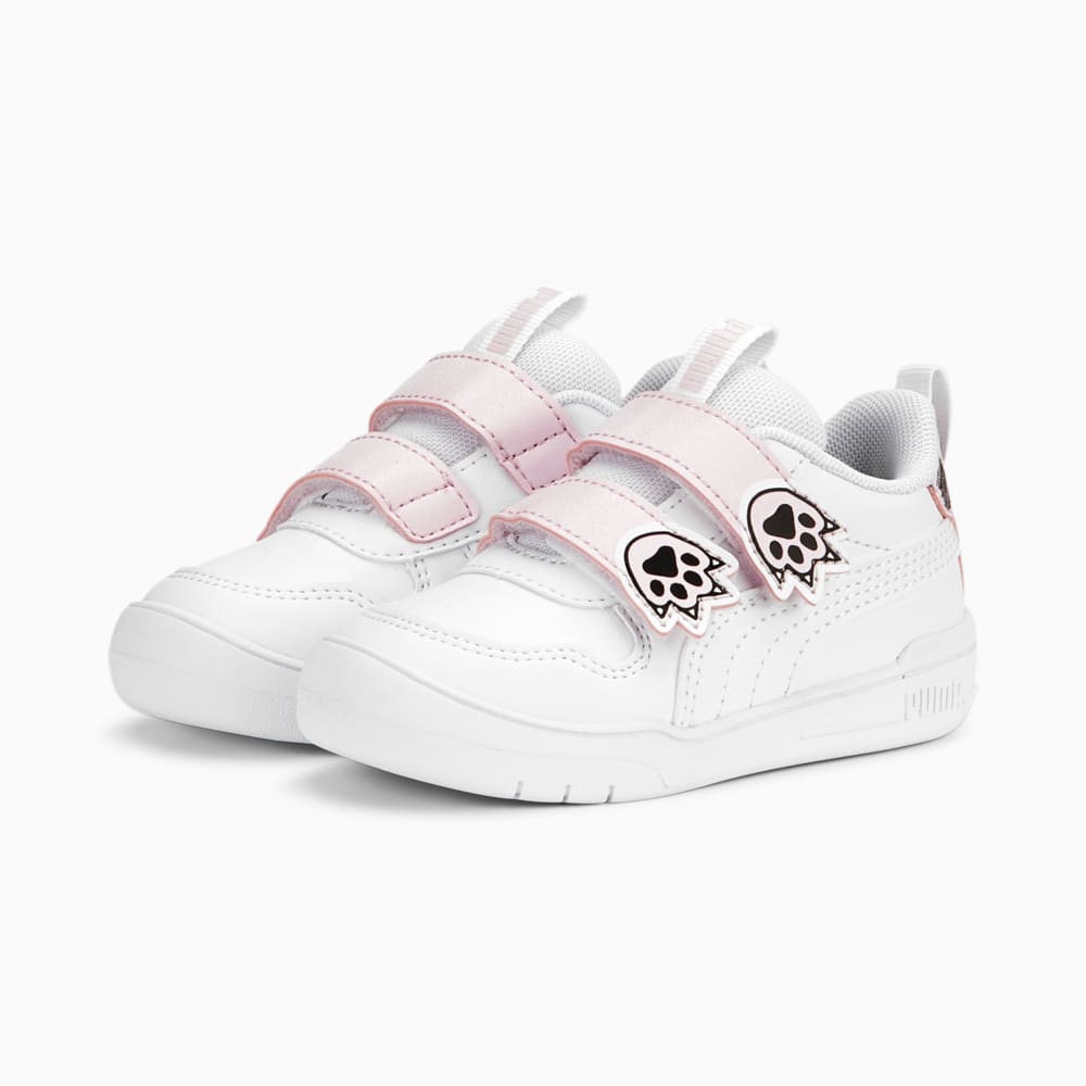 Изображение Puma Детские кроссовки Multiflex PUMA Mates V Sneakers Baby #2: PUMA White-PUMA White-Pearl Pink