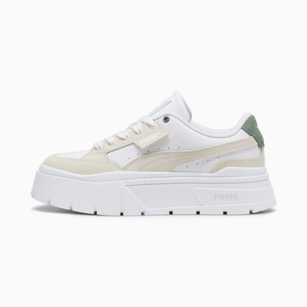 Изображение Puma Кроссовки Mayze Stack Luxe Sneakers Women #1: Warm White-PUMA White