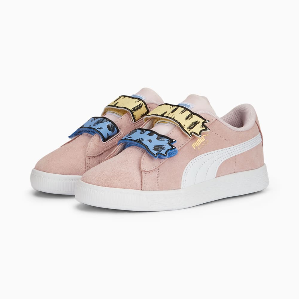 Изображение Puma Детские кроссовки PUMA MATES Suede Sneakers Kids #2: Pearl Pink-Day Dream-Light Straw