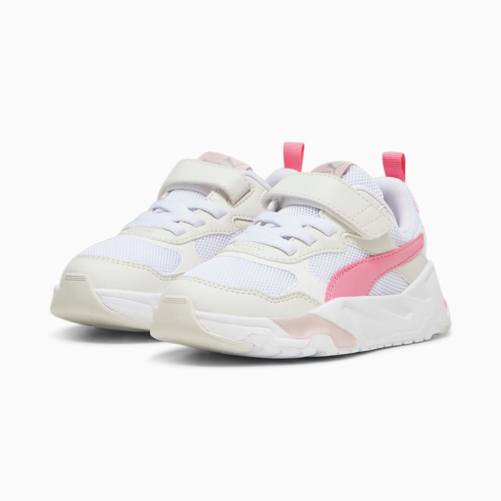 Изображение Puma Детские кроссовки Trinity Sneakers Youth #2: PUMA White-Mauved Out-Vapor Gray
