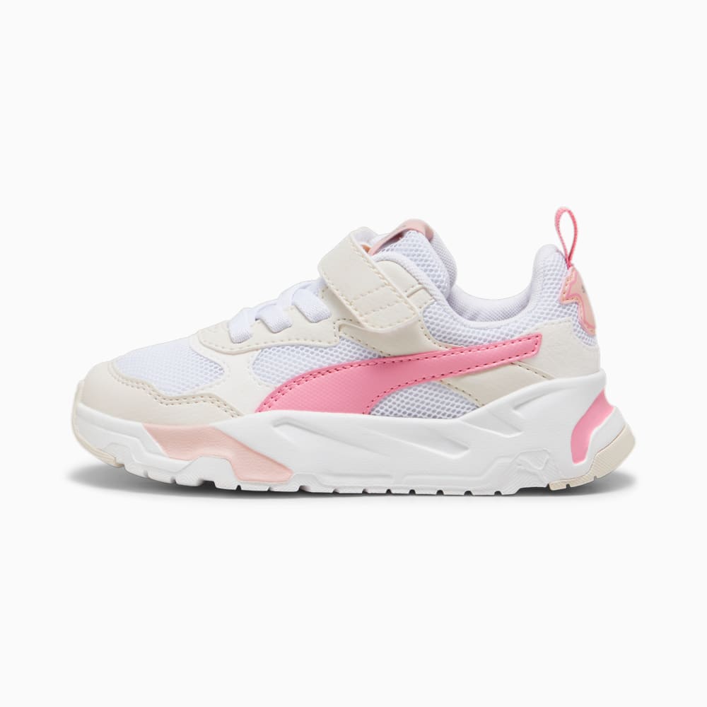 Изображение Puma Детские кроссовки Trinity Sneakers Youth #1: PUMA White-Mauved Out-Vapor Gray