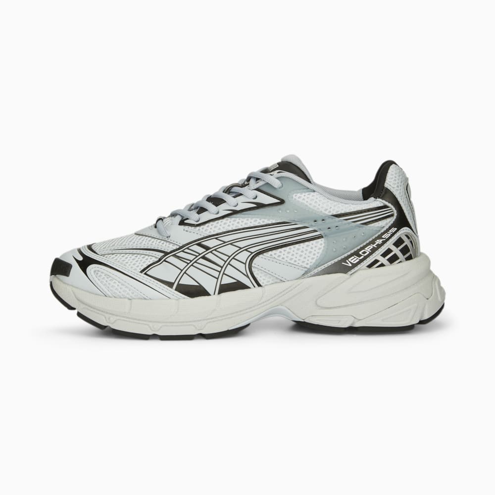 Изображение Puma Кроссовки Velophasis Technisch Sneakers #1: Platinum Gray-PUMA Black