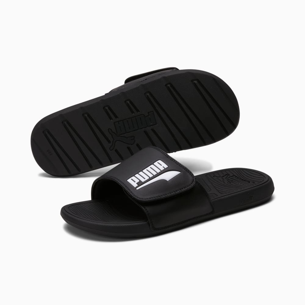 Изображение Puma Шлепанцы Cool Cat 2.0 V FS Slides #2: Puma Black-Puma White