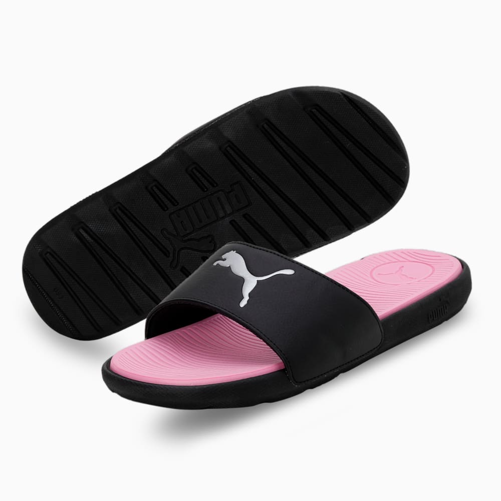 Зображення Puma Шльопанці Cool Cat 2.0 Sport Slides Women #2: PUMA Black-PUMA Silver-Pale Pink