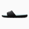 Изображение Puma Шлепанцы Cool Cat 2.0 Sport Slides Women #1: PUMA Black-PUMA Silver-Fair Aqua