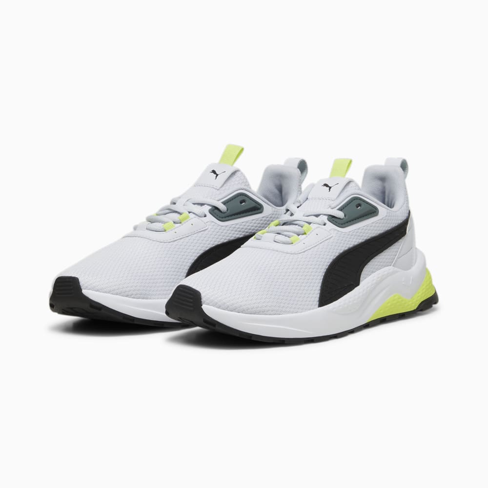 Изображение Puma Кроссовки Anzarun 2.0 Formstrip Sneakers #2: Silver Mist-PUMA Black-PUMA White-Lime Pow