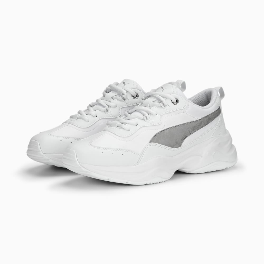 Зображення Puma Кросівки Cilia Space Metallics Sneakers Women #2: Puma White-Puma Silver