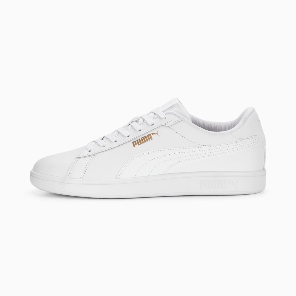 Зображення Puma Кеди Smash 3.0 L Sneakers #1: PUMA White-PUMA White-PUMA Gold