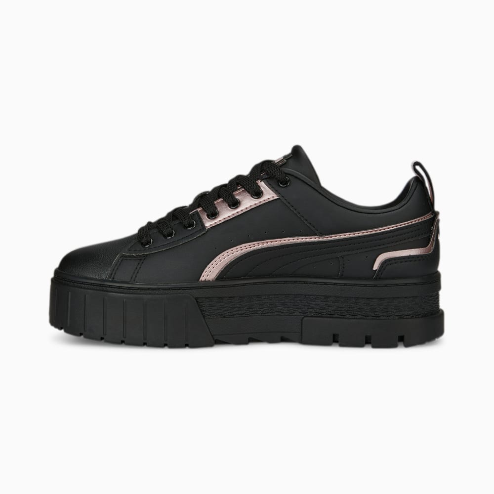 Rose gold and black pumas clearance