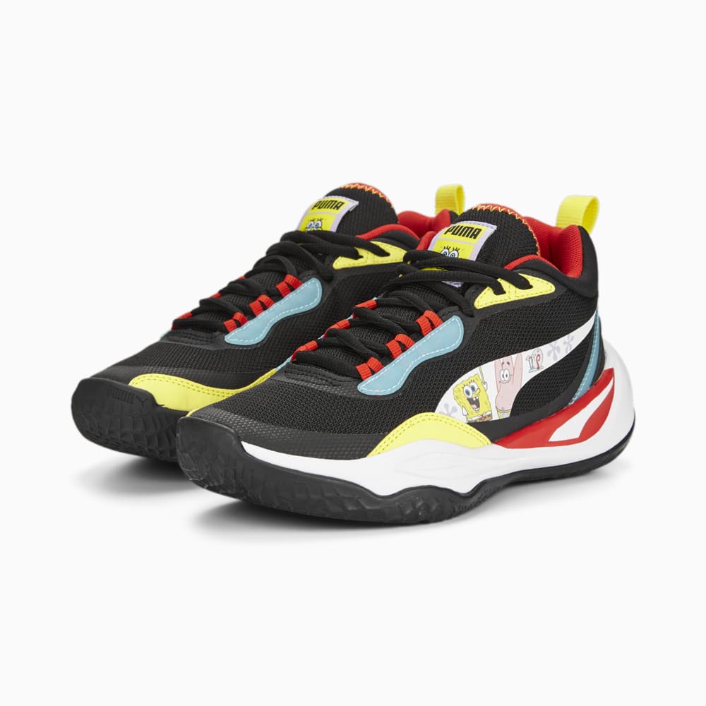Görüntü Puma PUMA x SPONGEBOB Playmaker Genç Ayakkabısı #2