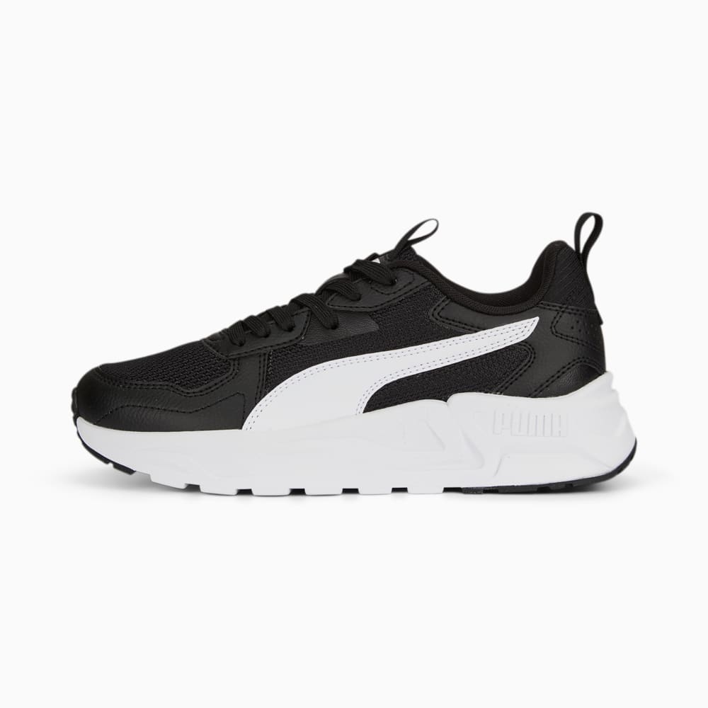 Изображение Puma Детские кроссовки Trinity Lite Sneakers Youth #1: Puma Black-Puma Black-Puma White