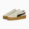 Зображення Puma Кеди Smash Platform V3 Suede Sneakers Women #2: Pristine-PUMA Black-PUMA Gold