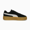 Изображение Puma Кеды Smash Platform V3 Suede Sneakers Women #5: PUMA Black-PUMA White-PUMA Gold